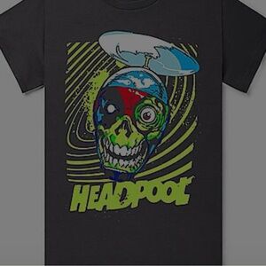 Marvel Deadpool Headpool black T-Shirt size Large NEW